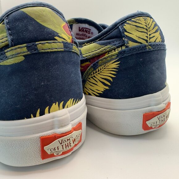 VANS Chukka Low Pro UltraCush Tropical Skate Shoes Men 7 Women 8.5 Floral Navy - Picture 6 of 8